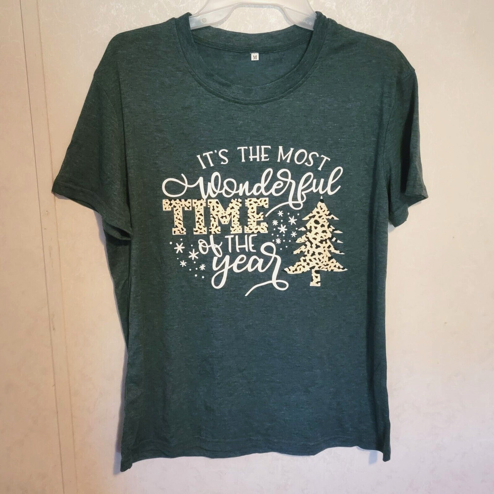 Christmas T-Shirt "It's the Most Wonderful Time of the Year" Sz M
